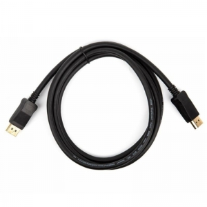 CABLE DISPLAY PORT VCOM MALE TO MALE 1.4V BLACK 2M